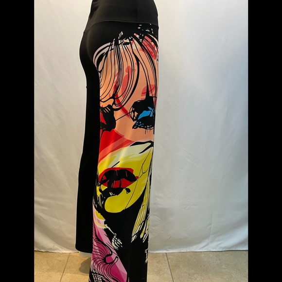 EVA VARRO, HIGH ELASTIC WAIST STRAIGHT PANTS-INDIA - Picture 2 of 5